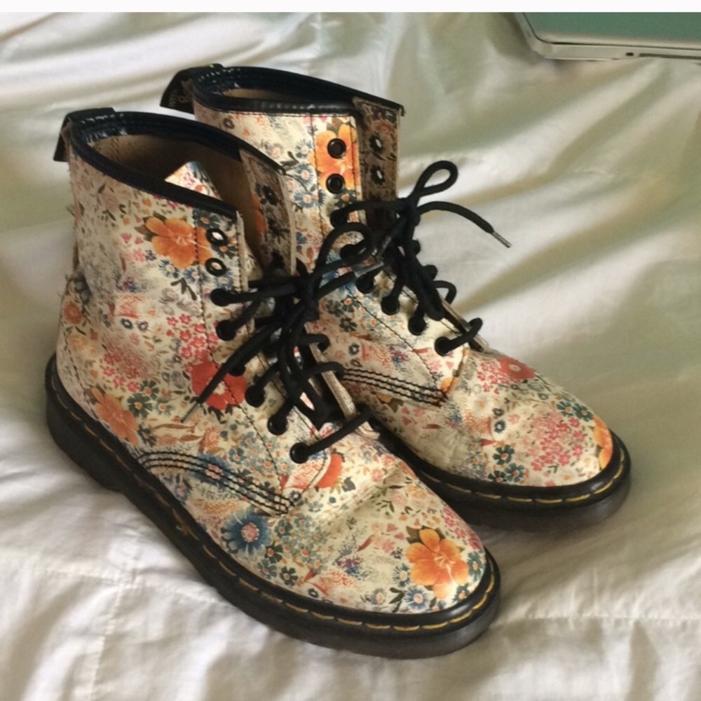 Floral Dr. Martens
